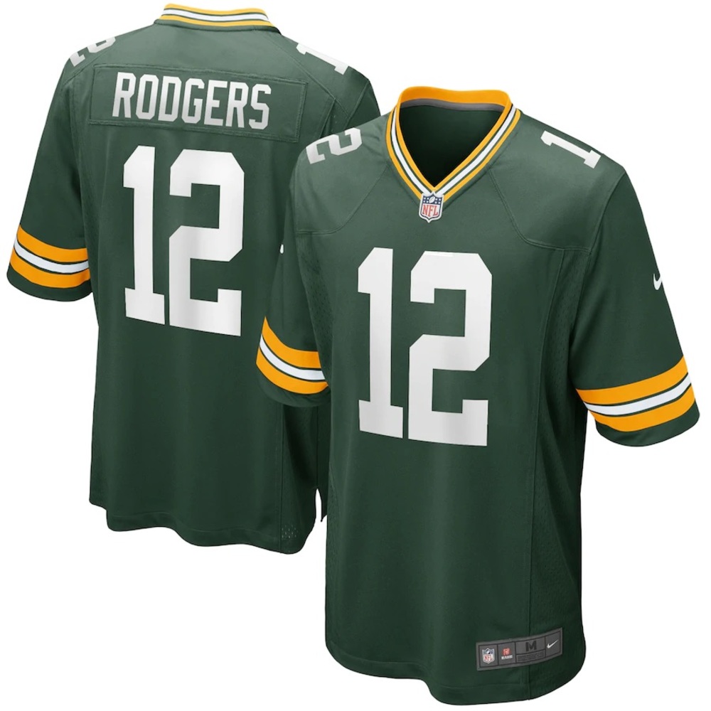 New! Nike NFL On Field Aaron Rogers Jersey